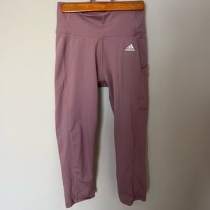 Adidas pink leggings